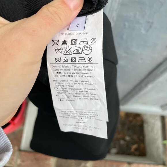 Valentino straight leg silk embellished pants, size 4 - Picture 12 of 13